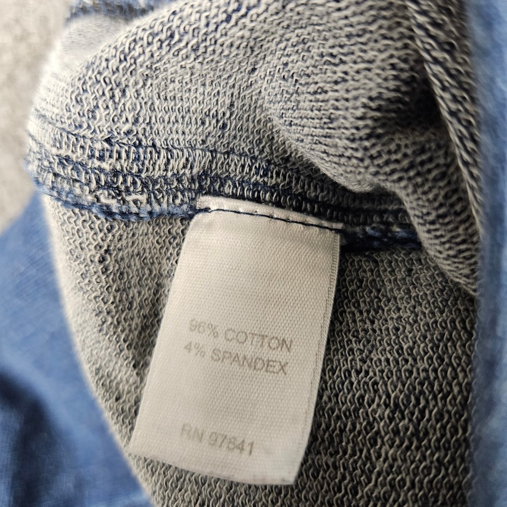 Pure Jill Indigo Slim Crops Womens Small Blue Knit Pull On Stretch Pants - Picture 4 of 11